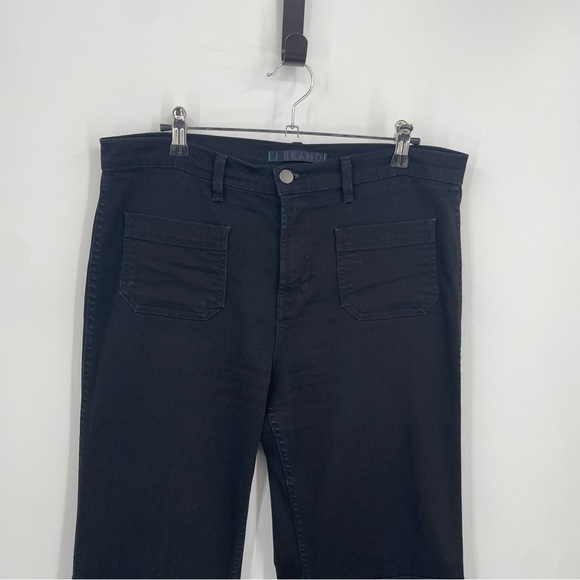 J Brand Dark shadow black Wash Flare Leg Jeans Size 31 - Picture 2 of 11